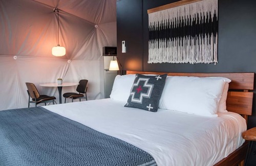 Pagosa Springs Hotel | Deluxe King Dome at Pagosa River Domes | Near San Juan River, Outdoor Patio