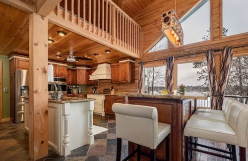 Cohasset House | Deluxe Log Home overlooking quiet lake on the Pokegama chain of lakes!