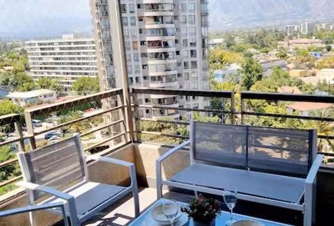 Macul Apartment | Depto full, excelente vista, parking y piscina