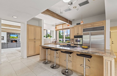 Indian Wells House | Desert Life w/Private Tennis Court, Saltwater Pool/Spa, Views & EV charger