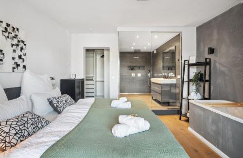 Marienkirche Apartment | Design-Apartment - Bochum Zentrum - 2 Balkons - 118m2 - Netflix