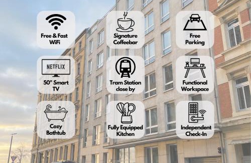 Zentrum-Nord Apartment | Design City Apt Lilly - Balkon - WLAN - Zentral