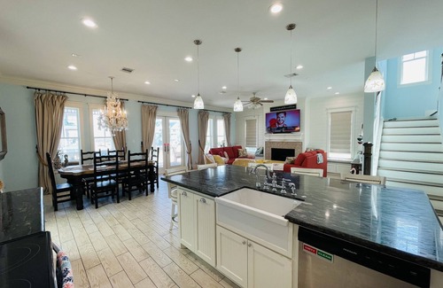 Beachside Village House | Designed for family gatherings! Enjoy beach views & a quick walk to the shore!