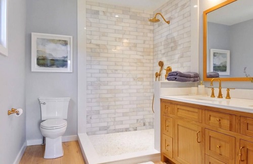 Monmouth Other | Designer 5-bedroom farmhouse with private lake access in rural Monmouth Maine.