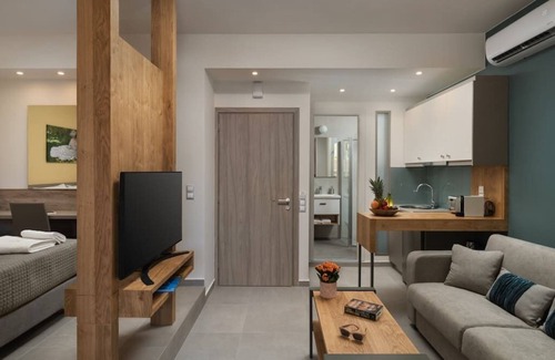 Old Town Apartment | Dimitra Apts Studio with Veranda