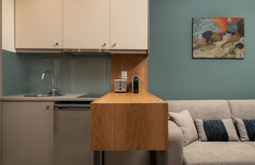 Old Town Apartment | Dimitra Apts Studio with Veranda