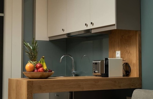 Old Town Apartment | Dimitra Apts Studio with Veranda