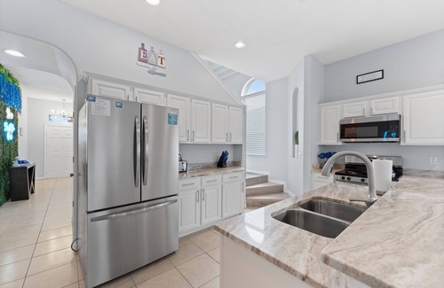 Sunrise Lakes House | Disney-Area 5BR Home 2 Master Suites Private Pool, Spa, Game Room & Movie Room