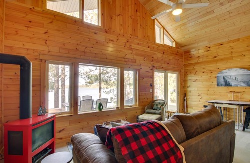 Deer River House | Dock and Fire Pit Lakefront Cabin in Deer River!