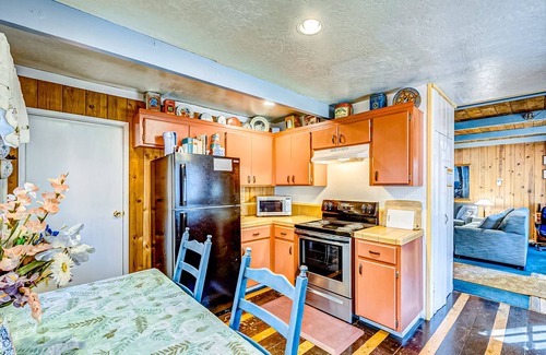 Tahoe Island Cabin | Dog-friendly cabin with private hot tub near Camp Richardson