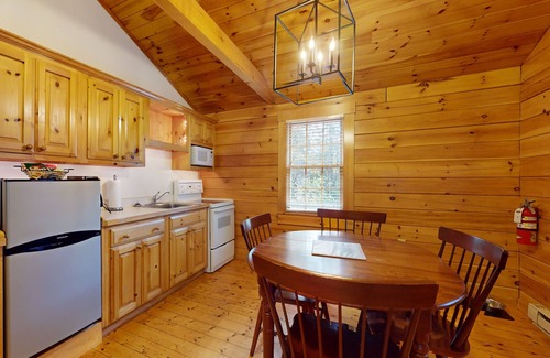 Northport Cabin | Dog-friendly cabin with kitchen, firepit, AC, gym, ping-pong & fun awaits