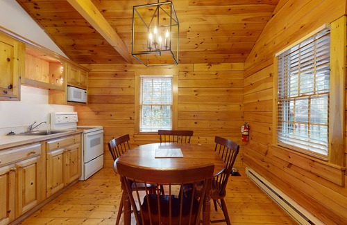 Northport Cabin | Dog-friendly cabin with kitchen, firepit, AC, gym, ping-pong & fun awaits