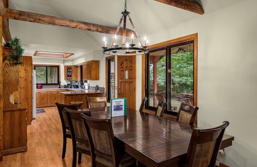 Skykomish House | Dog-friendly cabin with fireplace, foosball, outdoor area, firepit, & W/D