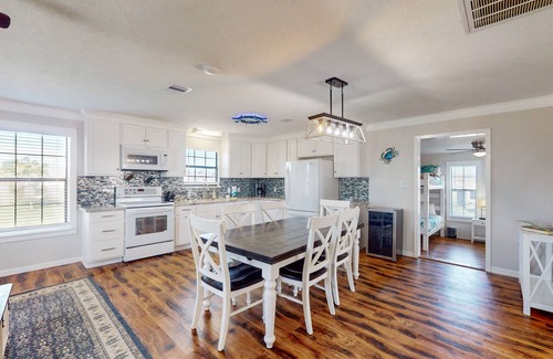 Crystal Beach House | Dog-friendly, canal-front home with boat ramp, dock, large yard, WiFi, & AC