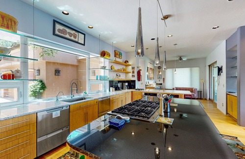Trimble House | Dog-friendly canyon home with mountain views, game room, fireplaces