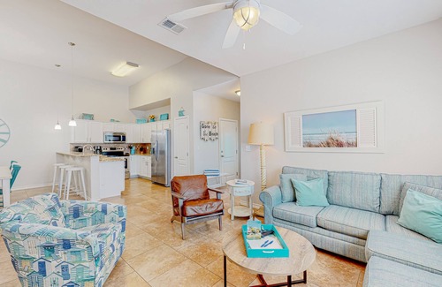 Safe Harbor House | Dog-friendly duplex near beach with pool, central AC, & W/D