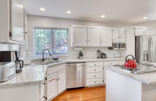 Round Hill Village House | Dog-friendly home with pool table, fireplaces, & private hot tub, sleeps 10