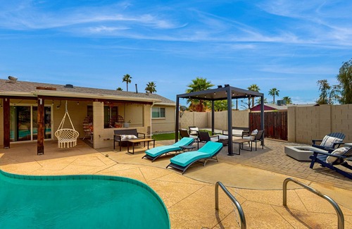 New Papago Parkway House | Dog-friendly home with private pool, enclosed yard, washer/dryer, firepit