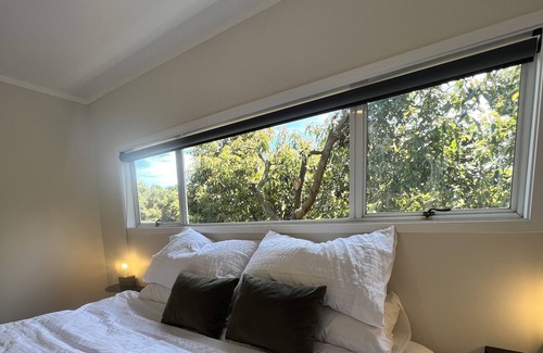 Aongatete Cabin | Dog friendly, rural, close to beaches, cafes, bush walks and golf courses