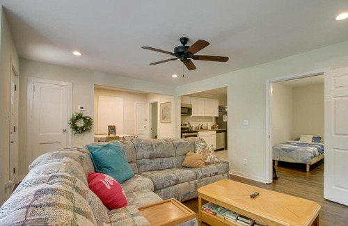 Shelby House | Dog-Friendly Shelby Home with Private Yard and Hot Tub