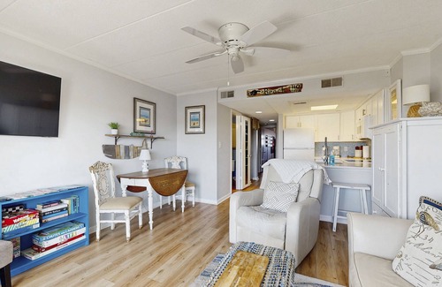 North Ocean City Condo | Dog-friendly stay near the ocean with private balcony, washer/dryer, & AC