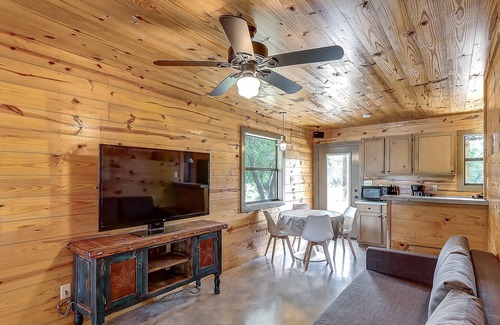 Aransas Pass House | Dog-friendly, tree-lined home at RV Haven with patio, WiFi & AC - near beaches