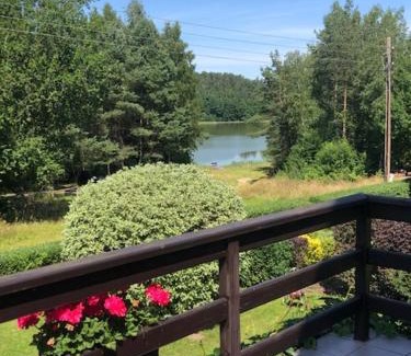 Sulecki Borek House | Dom na Kaszubach Sulęczyno z widokiem na jezioro