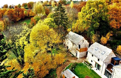 Saint-Germain-du-Teil Bed & Breakfast | Domaine des Marequiers chambre Silène