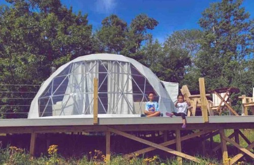 Union House | Dome 3 at Come Spring Farm Glamping - Alpaca Farm