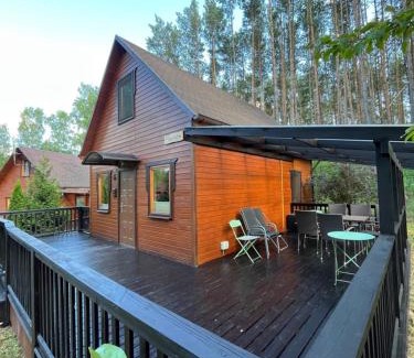 gmina Kaliska House | Domek całoroczny HAWAJE nad jeziorem Kazub