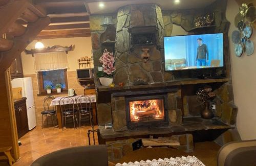 Baligrod House | Domek Nad Rozlewiskiem z kominkiem