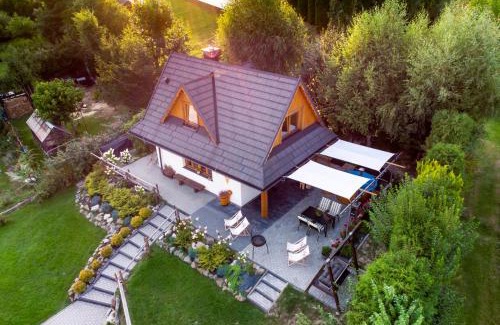 Czorsztyn House | Domek 'Słoneczna 2' z RUSKĄ BANIĄ
