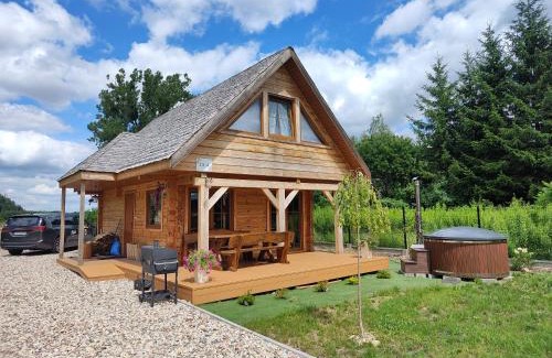 gmina Michałowo House | Domek z bala na Podlasiu z balią ogrodową