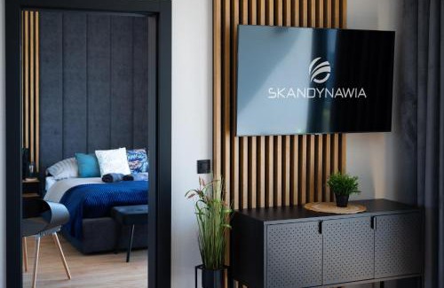 Dabki Apartment | Domki i apartamenty Skandynawia z basenem