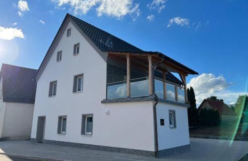 Polsingen House | Doppelzimmer im Fachwerkhaus
