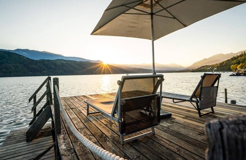 Millstatt House | Doppelzimmer in der Villa mit Balkon - Villa Postillion am See