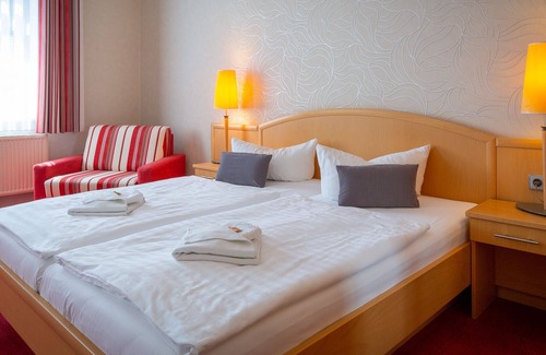 Kyritz Apartment | Doppelzimmer mit Terrasse