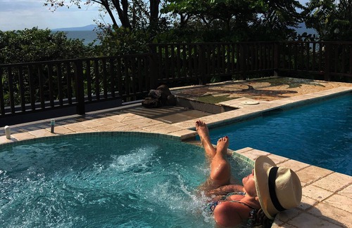 Torio House | Double room with partial ocean view balcony | Beachfront Boutique Hotel & Pool