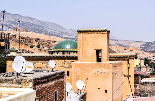 Dar Tazi House | Double Room - With terrace overlooking the city