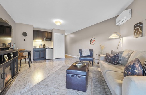 Charlevoix Condo | Downtown Charlevoix Getaway | Indoor/Outdoor Pool | Updated | Dog Friendly.