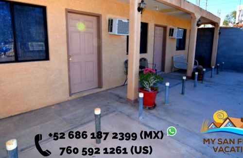 Primera Seccion Apartment | Downtown San Felipe Studio 2 FREE WIFI AND CABLE TV