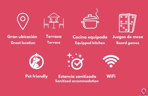 San Miguel Apartment | Downtown Tepoztlan apartment | Terrace & WiFi