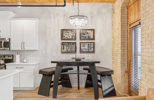Grand Haven Condo | DOWNTOWN WATER VIEW PRIVATE BALCONY! 2 bedroom 1 bath w/large jacuzzi tub