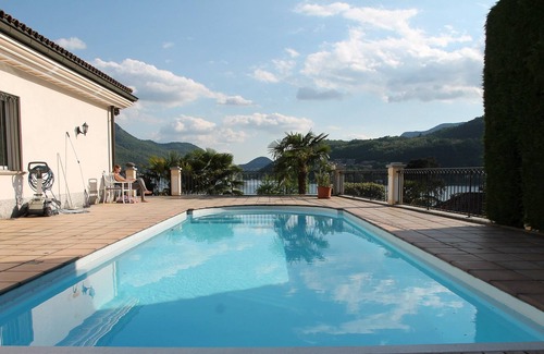 Morcote House | Dream villa with pool on Lake Lugano in Morcote