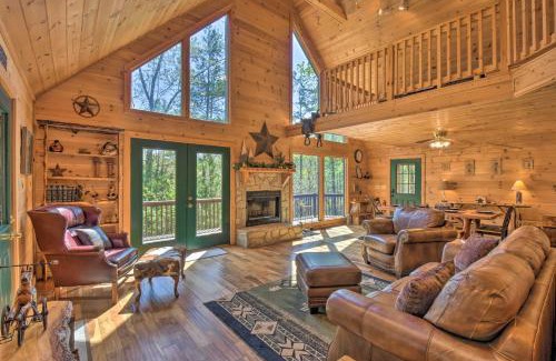 Ellijay House | Dreamy Ellijay Resort Cabin with Game Room and Decks!