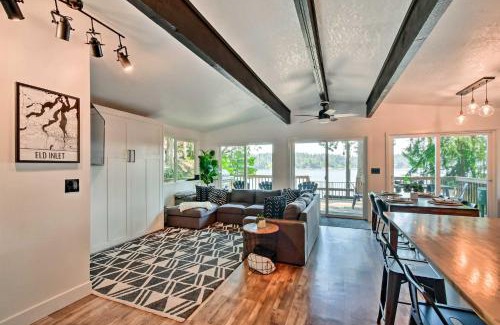 Olympia House | Dreamy Wooded Cabin with Private Beach and Kayaks!
