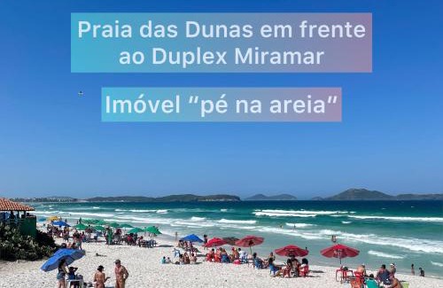 Foguete House | Duplex Miramar Praia das Dunas - Pé na Areia - Ar Condicionado