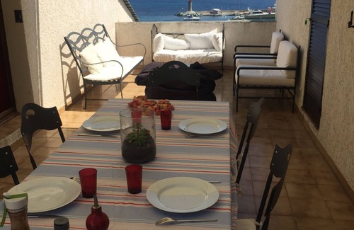 Macinaggio Apartment | Duplex * panoramic sea/mountain terrace, feet in the water, with parking