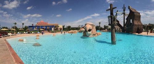 Ouahat Sidi Brahim Apartment | Duplexe familial de Luxe au Vizir Marrakech avec Accès au Parc pour 6 personnes
