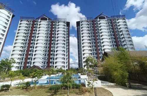 Basak Apartment | E&D Royal OceanCrest Mactan - 1BR Full Suite with Balcony and Rooftop with panoramic view near Airport